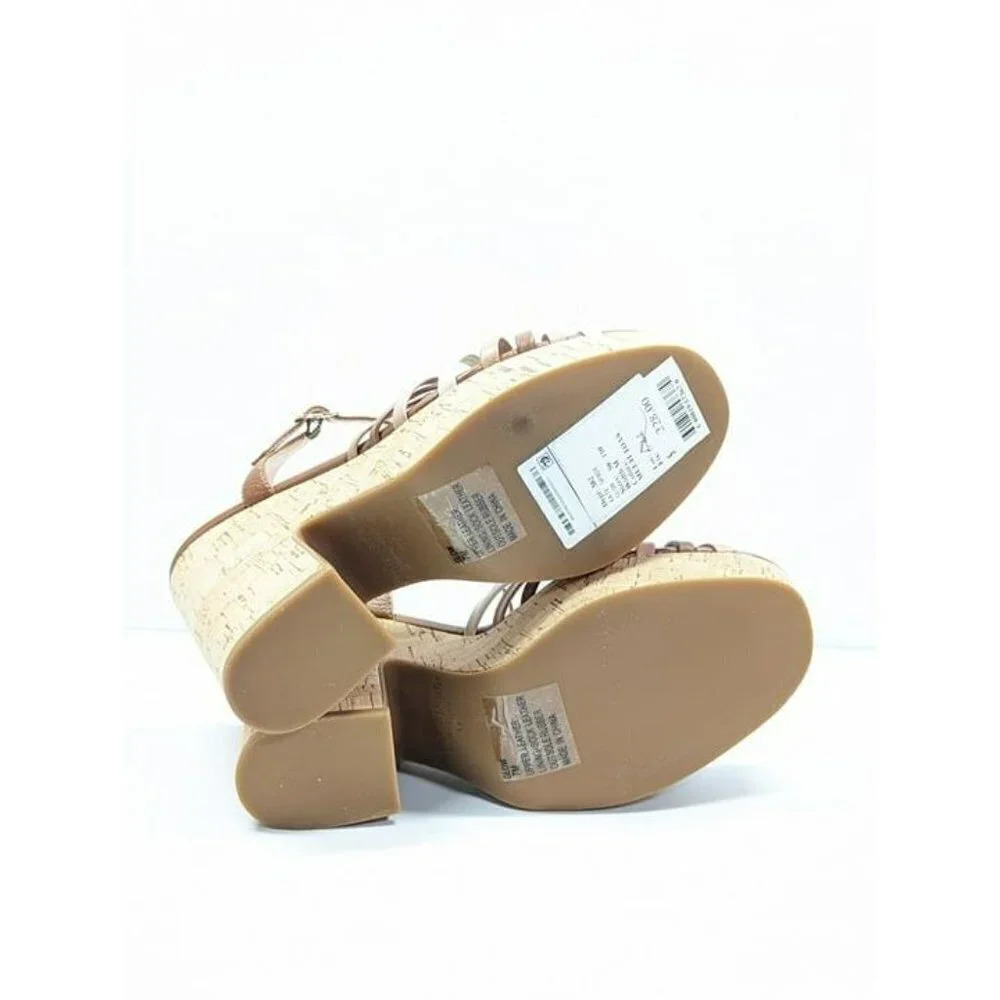 Kate Spade Women's Glow Leather Dressy Platforms Multi Toast Size 7 (MSRP $228) - Picture 8 of 10